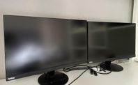 2 skärmar Lenovo S61C