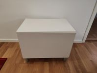 Vitt TV-bord / mediabänk 60×40×50 cm