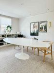 Eero Saarinen ovalt 244 x 137 cm Knoll