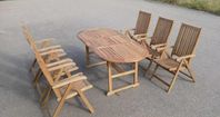 Trädgårdsmöbler/ utemöbler i teak