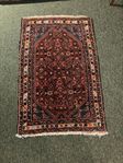 Äkta handknuten orientalisk matta 77x122