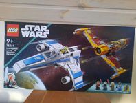 Lego New Republic E-Wing vs. Shin Hati's Starfighter 75364