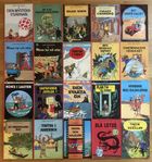 20 st mycket fina Tintin album ifrån 1970-talet / Ett Klipp