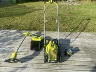 batteridriven gräsklippare och trimmer från Ryobi