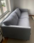 Soffa med Linne-tyg