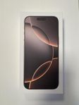 iPhone 16 Pro Max, 256 GB Sandfärgad, Oöppnad!