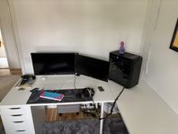 Skrivbord i 2 delar