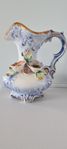 Capodimonte porslinskanna Italien 1930-tal i barockstil