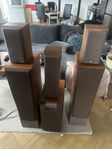 Yamaha 5.1 Surround system med aktiv bas