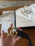 Gucci double G leather belt storlek 70