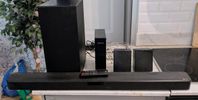 LG Soundbar 520w trådlös Subwoofer+ bakre högtalare paket