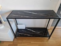 Avlastningsbord i marmor glasskiva