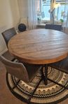 Bord Woodenforge inkl. 4 stolar