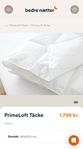 Täcke (Primaloft Fibertäcke) 