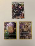 3 st Pokemonkort