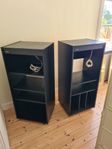 2 st 70s Retro/Vintage Philips Hyllskåp HiFi/LP-skivor