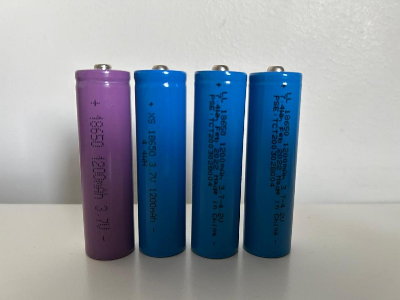 18650 batteri (1200 Mah, 4 st)