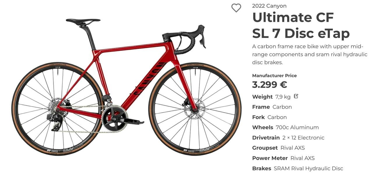 Canyon Ultimate CF SL 7 Disc ...