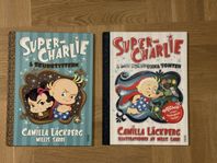 2 stycken Super-Charlie böcker - större format