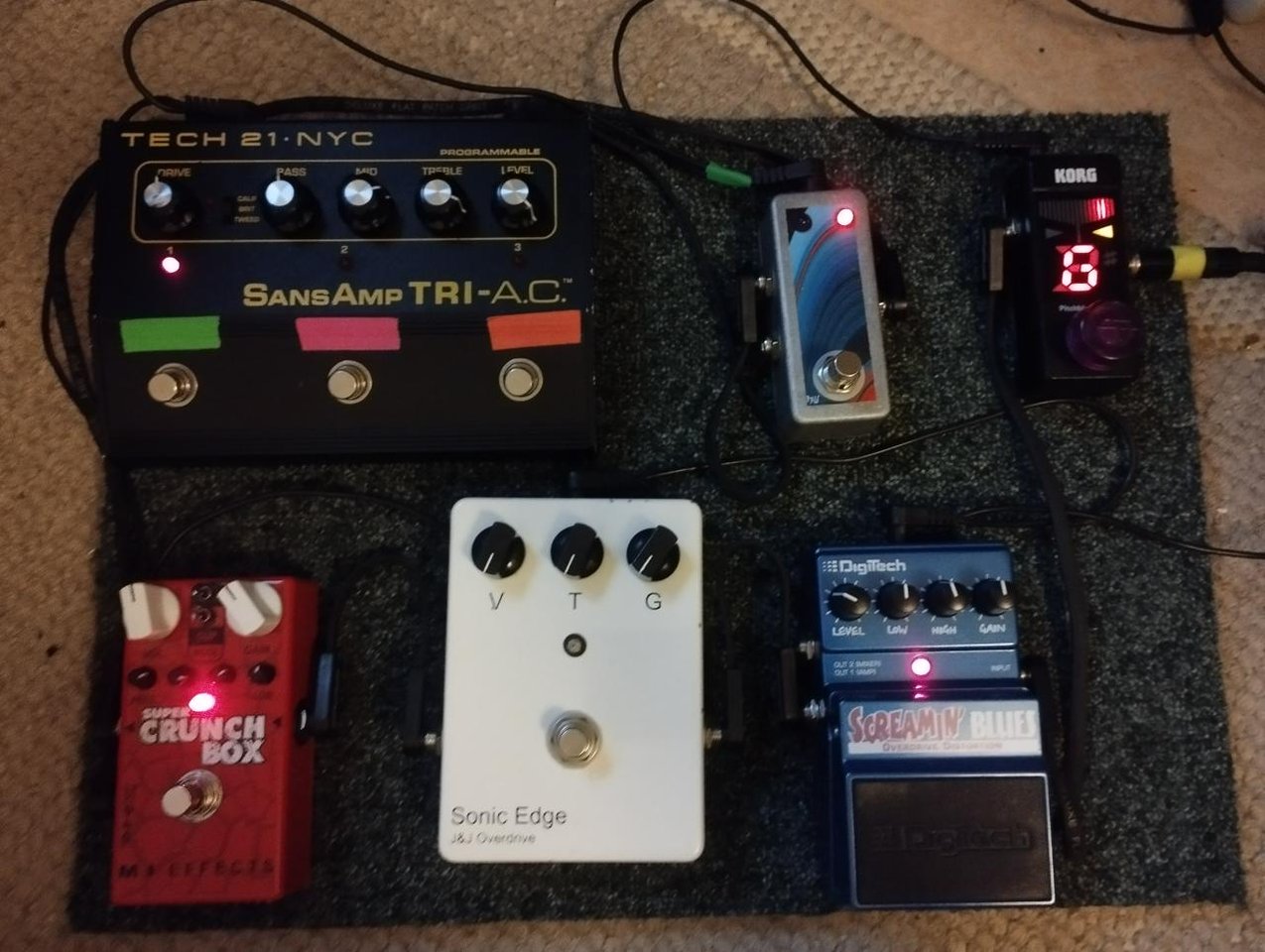 pedal rensning, SansAmp, MI A...
