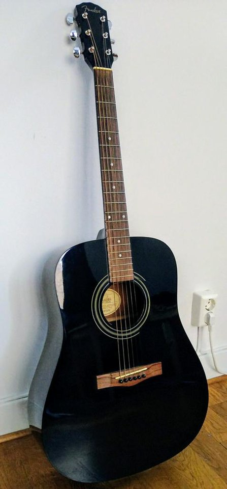 Akustisk Fender DG-4BLK