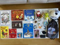 Paket 22 delar: barnböcker, leksaker mm (nytt/begagnat)
