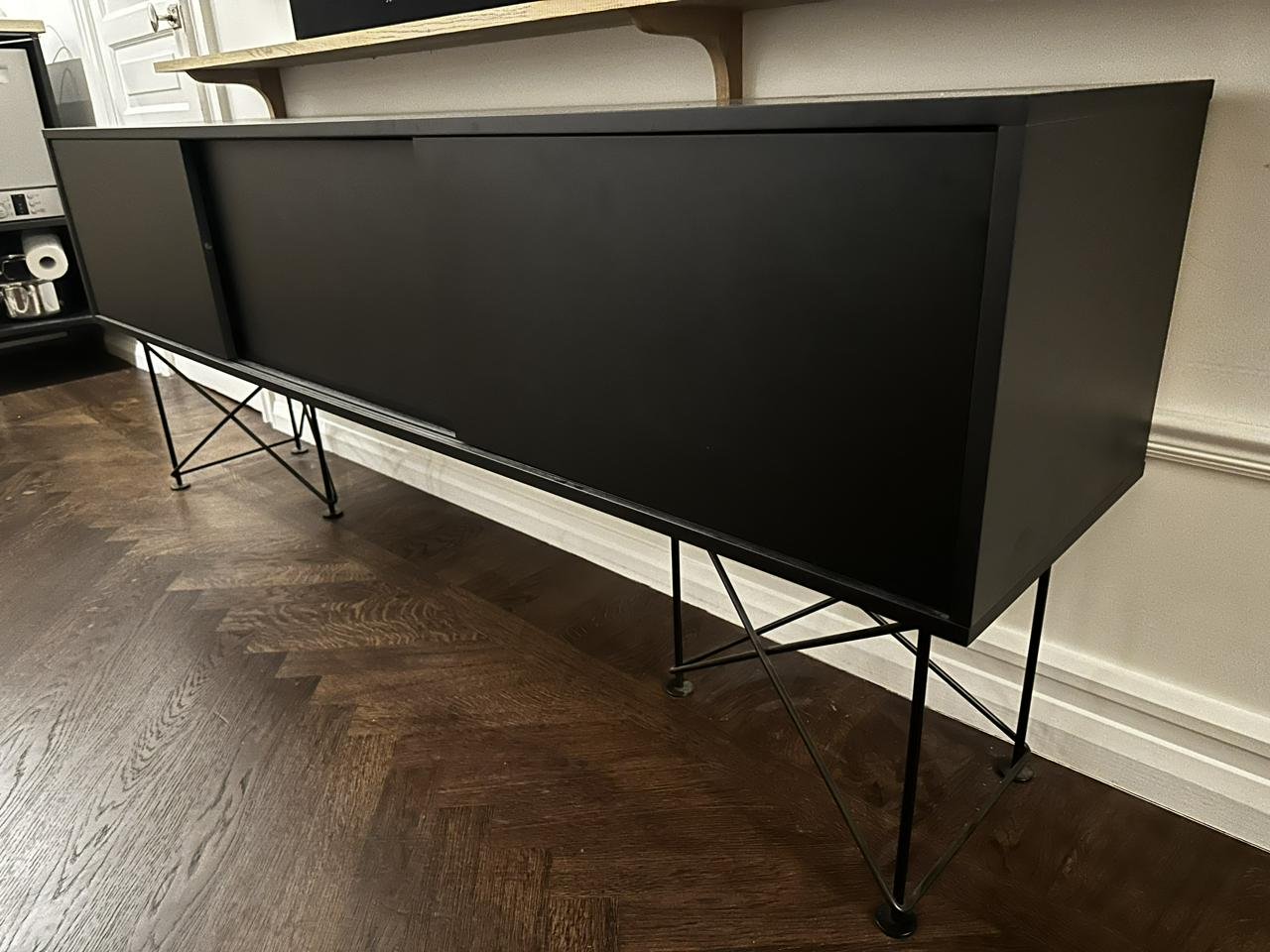 TV-bänk med skjutdörrar - Dec...