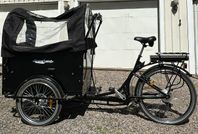 El-lådcykel