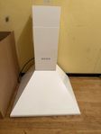 SMEG 60 cm Universal Väggmonterad Fläkt, Vit