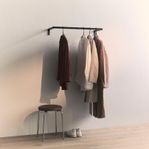 Klädstång vägg modern RackBuddy design, nyskick