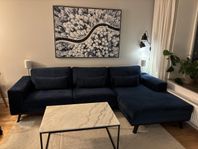 Copenhagen 4-sits Divansoffa från Chilli