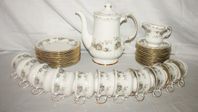 Kaffeservis "Chantilly" Elizabethan Fina bona China, England