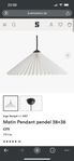 Hay taklampa Matin Pendant pendel 38*38 cm- Vit
