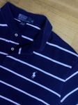 Blå/Vit Randig Polo Ralph Lauren