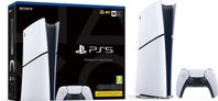 Oöppnad playstation 5 med 3 kontroller 