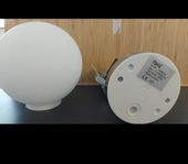 Hafa Globe vägglampa krom – Ny i kartong – 350 kr