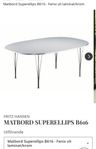 FRITZ HANSEN MATBORD SUPERELLIPS, 170 cm B616