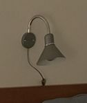 Lampor, 2 stycken sänglampor, silver