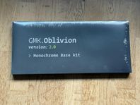 GMK Oblivion monochrome