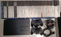 Playstation 2 med 39 spel