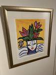 Litografi Ulrica Hydman Vallien 50x60