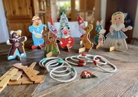 Vintage Julspel frän 1950-talet - Quoits / Ringkastning