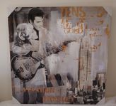 Canvastavla med Elvis Presley