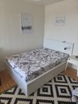 Ikea MALM sängstomme 160×200 cm + madrass 140×200×20 cm