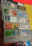10st Super Nintendo Spel Säljes(Jpn, Sfc)