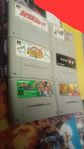 6st Super Nintendo Spel Säljes (Jpn, Sfc, Ntsc-j)