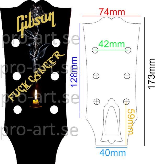 Dekaler för Gibson