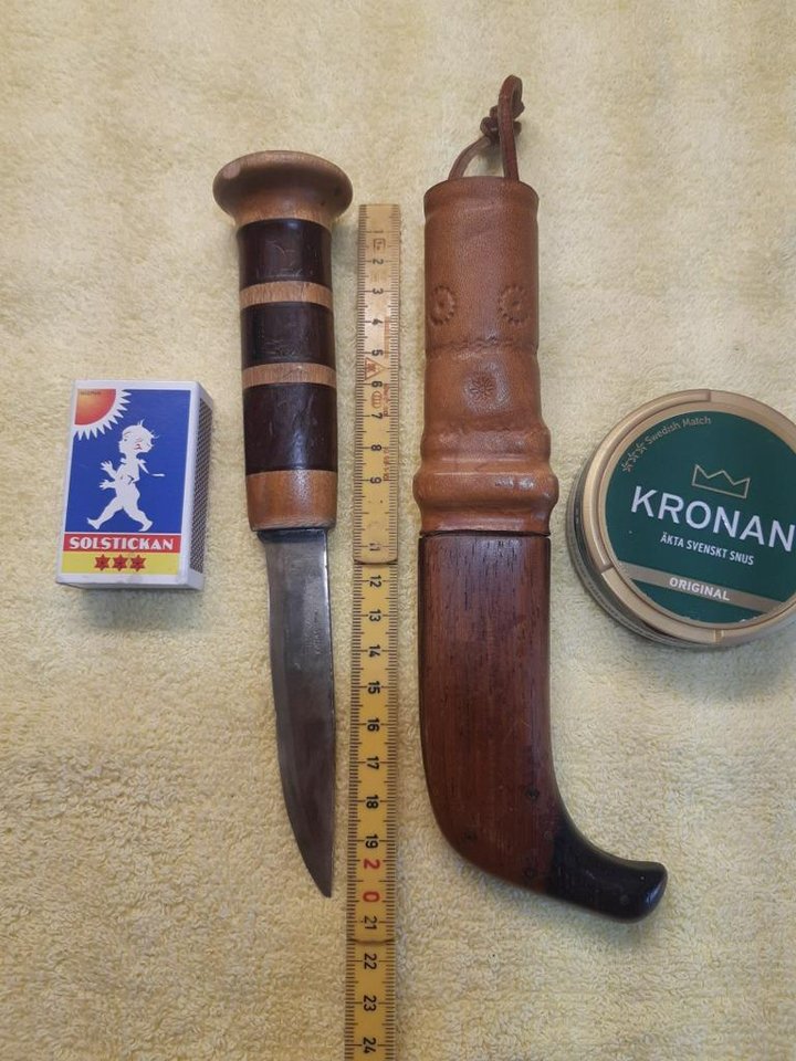 HANDGJORD UNIK KNIV, 20,5cm
