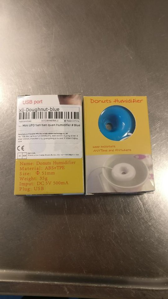 Mini luftfuktare - "donut"