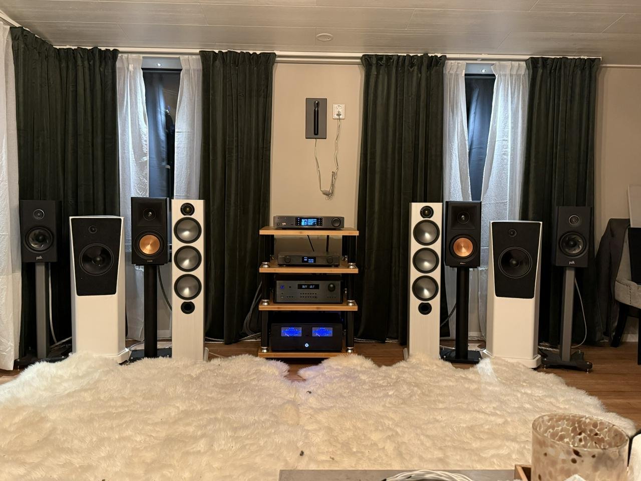 Polk r200 och dynavoice CL-16WA